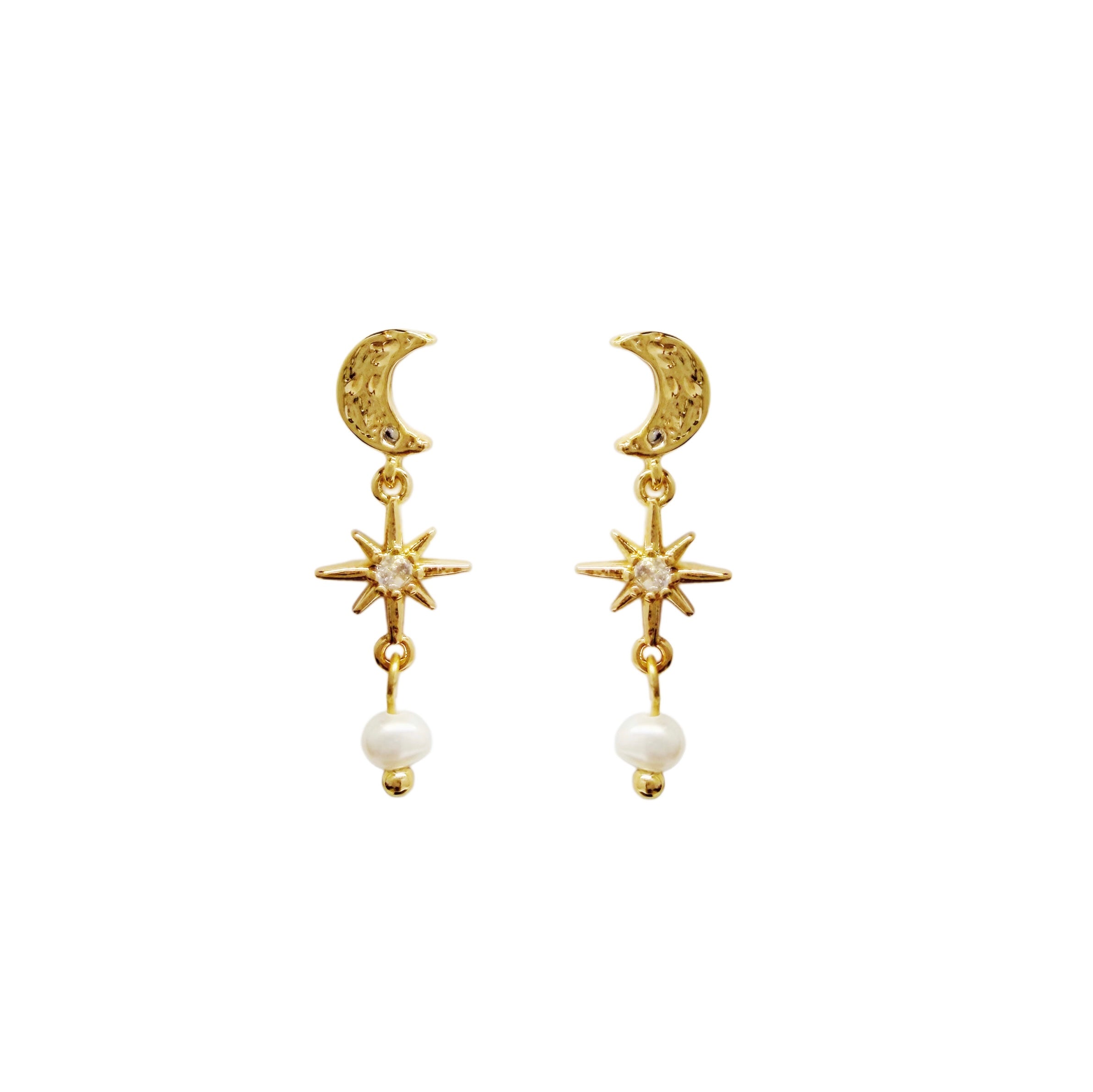 Moonlight øredobber (925 sterling sølv, nikkelfri)