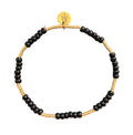 Svart armbånd (elastisk strikk)