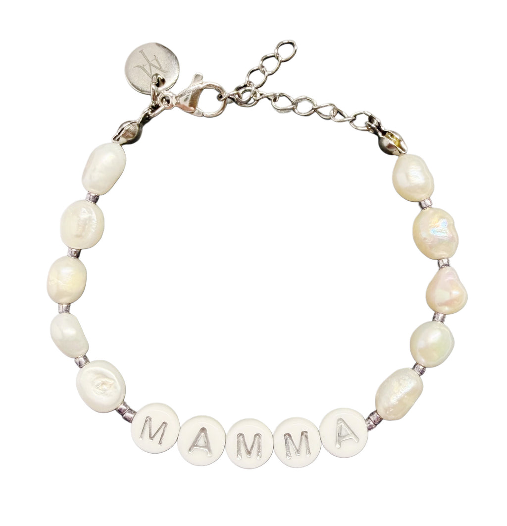 Valgfri tekst armbånd (gull/sølv) (lås med forlenger)