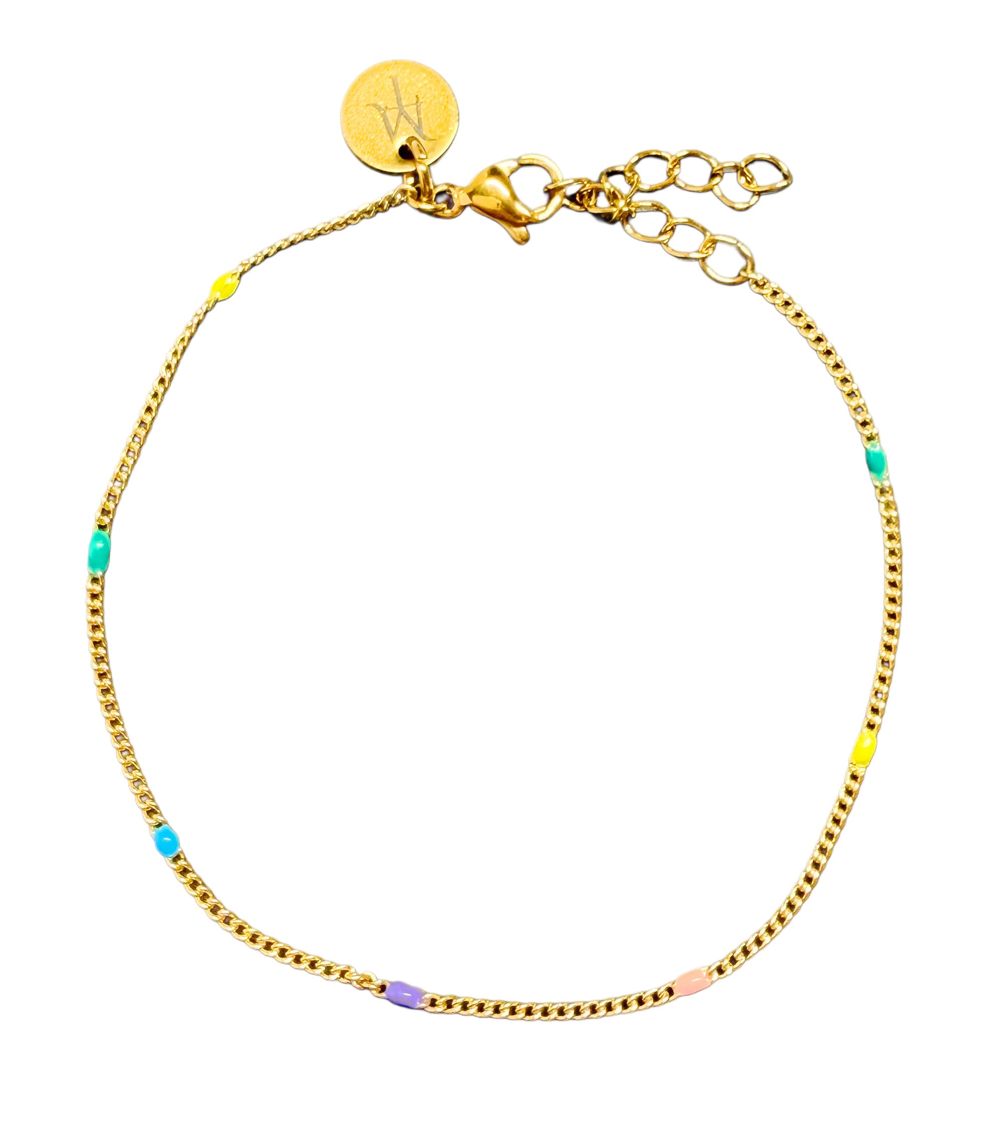 Regnbue armbånd