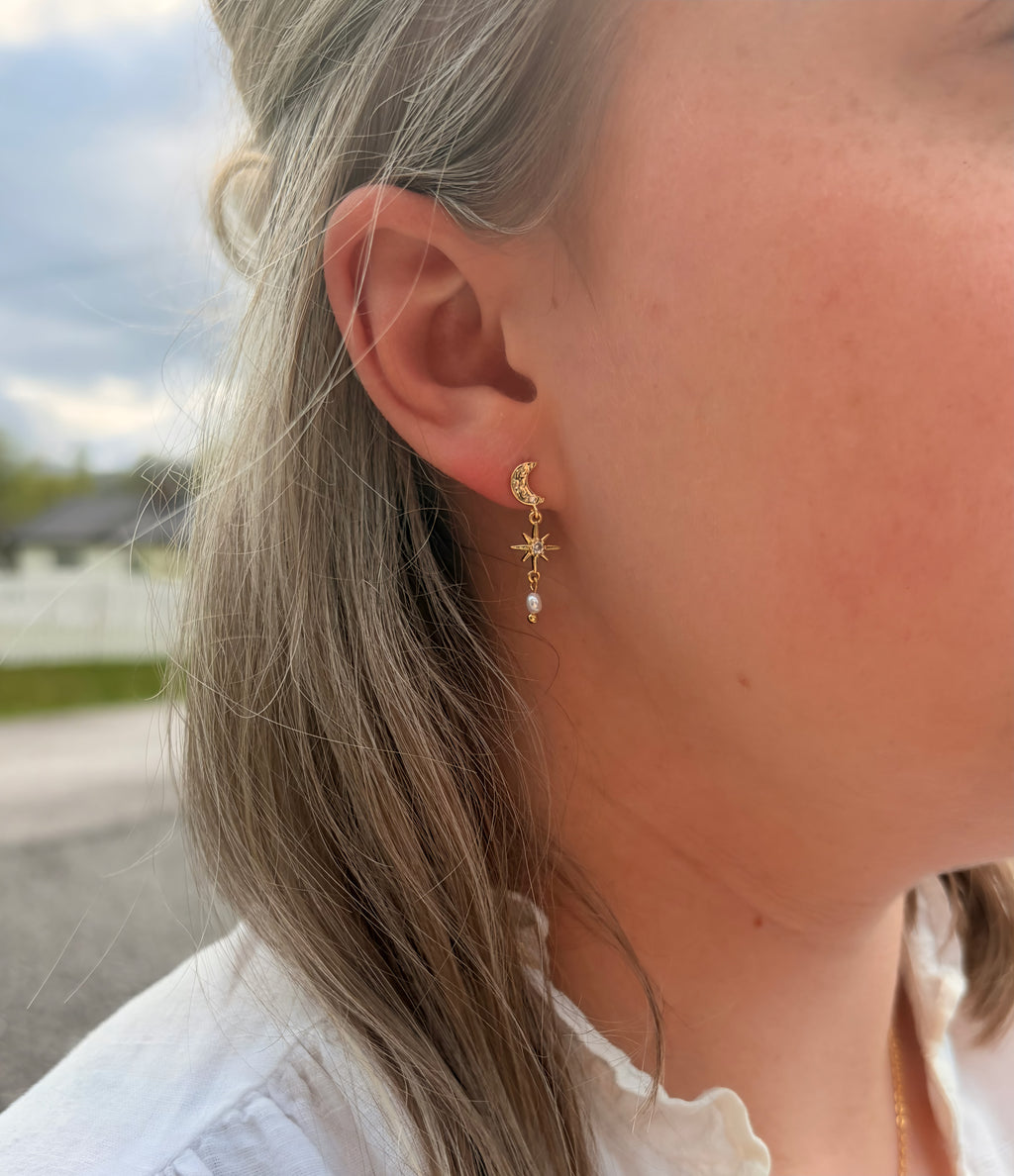 Moonlight øredobber (925 sterling sølv, nikkelfri)