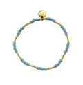 Blått armbånd (elastisk strikk)