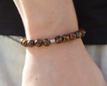 Tiger eye armbånd (strikk)
